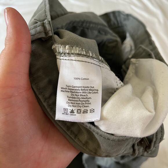 Eddie Bauer Green Grey Jean Pant Trouser Men's Sz 36x34 Tall - Picture 9 of 9